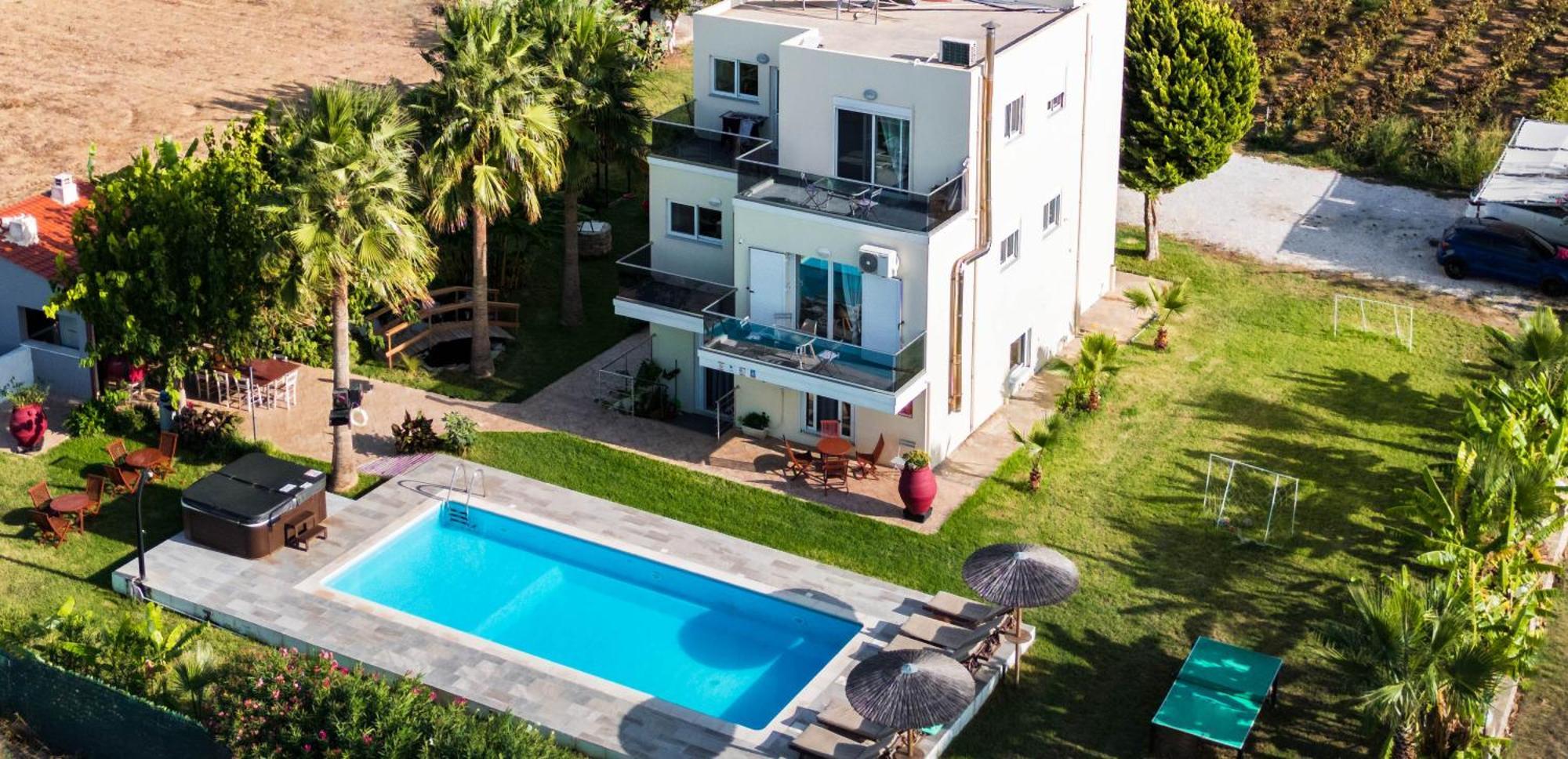 Martimi Apartments - 200M From Drapanias Beach - Pool - Hot Tub - Sauna - Bbq Kíssamos Exteriér fotografie